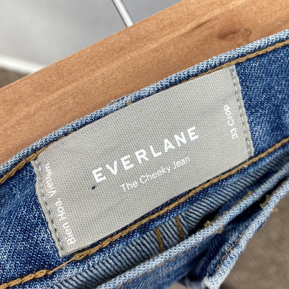 EVERLANE NWOT Cheeky Jean Straight Crop Size 33 - Picture 6 of 15